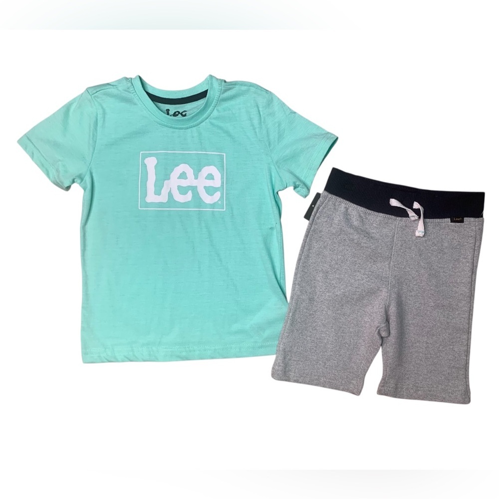 Lee Blue Matching Set Short Sleeve Tee